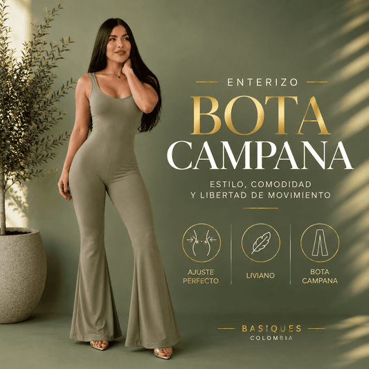 Enterizo Esqueleto Largo Bota Campana